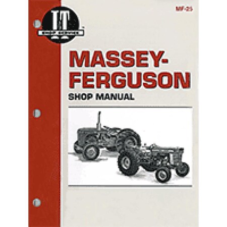 Aftermarket I&T Service Shop Manual MF-25 Fits Massey Ferguson Tractor 130 25 MAR60-0026